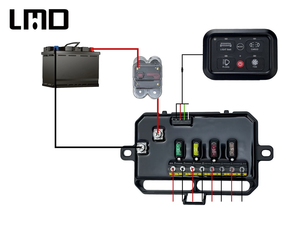 [LMD-RSW8] 12V 8 Channels Smart Switch Controller